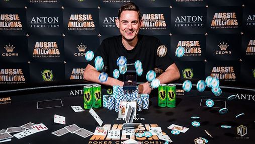 Тоби Льюис третий год подряд феерит на покерном турнире Aussie Millions