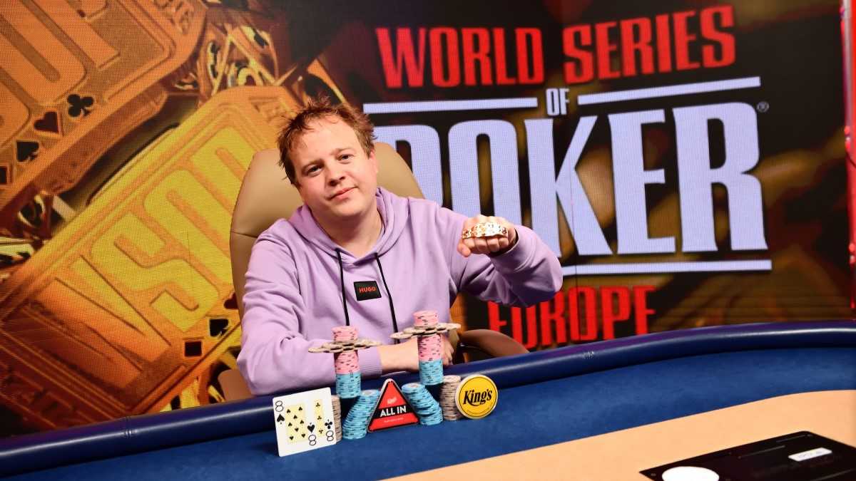 Покерный Тед Лассо помощник футбольного тренера выиграл золотой браслет  WSOP Europe - Покер